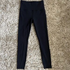 Athleta Black Elation Rib Tight